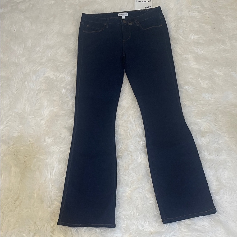 Kendall & Kylie Dark Blue Flare Jeans New size 11/12